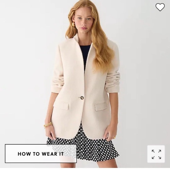 Leighton Blazer-jacket In Double-faced Wool NWT - Picture 3 of 8